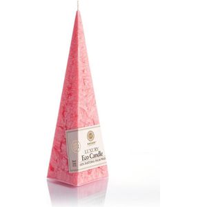 Eco Palmwas kaars PYRAMID PINK