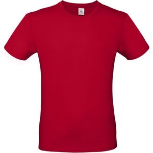 B&C Basic T-shirt E150 - Deep Red - Maat XL