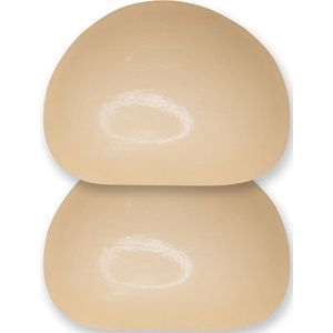 Bh vulling - Push up pads - Dubbelzijdige zelfklevende - Bikini vulling - MAGIC Bodyfashion Double Sticky Demi Push-Up Dames - Beige - maart A/B