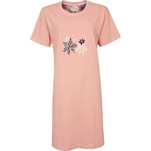 Tenderness Dames Nachthemd - 100% Gekamde Katoen - Roze - Maat S