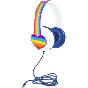 Studio 100 Koptelefoon K3 Regenboog Junior 85 Db Wit/blauw
