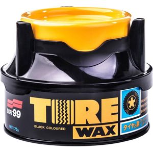 Soft99 Tire Black Wax + Applicator Pad 170 gram