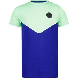 4PRESIDENT T-shirt jongens - Colour Block Green - Maat 164