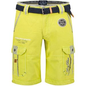 Canadian Peak Heren Bermuda Met Riem Pailletteak Citron - 3XL