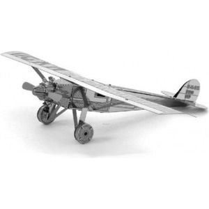 Bouwpakket 3D Puzzel Vliegtuig Spirit of Saint Louis- metaal