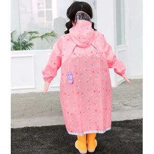 Opvouwbare Regenjas Kind – Waterproof Regenjas met Capuchon en Opbergzak | Kinderjas 100–110 cm | Lichtgewicht en Handig voor Reizen & School