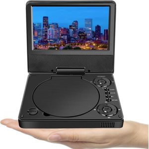 ZRSS® Draagbare DVD speler - Portable DVD speler - Met USB en Accu - Voor in Auto