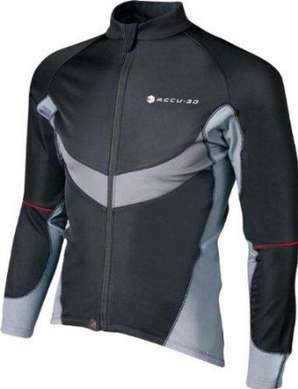 Shimano - Accu 3D Sub Zero - Winter Fietsjack - Zwart met Grijs - Heren