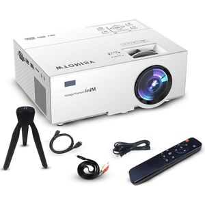 Stabiele Mini-projector met wifi - 1080p LED beamer voor thuisbioscoop - HDMI USB TF - kleine beamer Beamer
