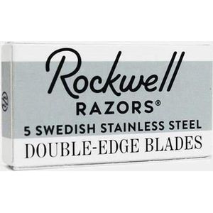 Banbu Rockwell Platinum - Scheermesjes - 5 stuks - Platinabescherming - Gladde scheerervaring - Geschikt voor gevoelige huid