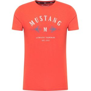 Mustang T-shirt rood - maat M