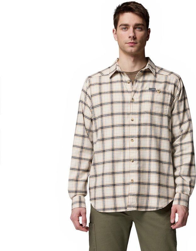 Columbia - Cornell Woods - Overhemd - Beige - Lange Mouwen