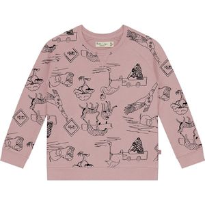 Smitten Organic - Safari all over print roos Sweater