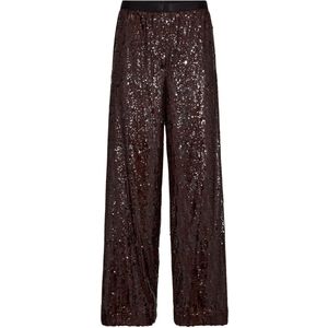 Co'couture - Broek Donkerbruin Co Couture Sophiecc Pantalons Donkerbruin 31654