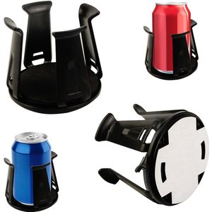 Unyqoos® Set van twee multifunctionele bekerhouders voor auto met zelfklevende bevestiging