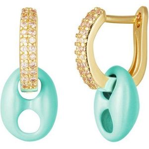 Shell earrings - Lichtblauw | Cadeau voor haar | Tieners | Moederdag