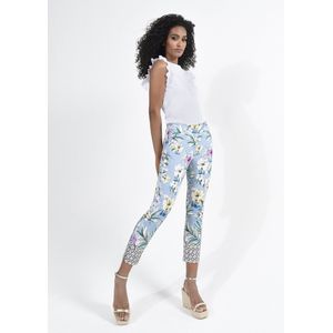 Robell Rose09 Lelie Blauw 7/8Pantalon - Maat38