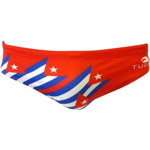 Turbo Cuba Stars Zwemslip Rood 3XL Man