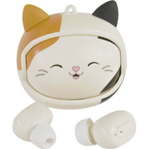 Squishmallows - Cam - emoji face flip - oordopjes TWS - met oplaadcase