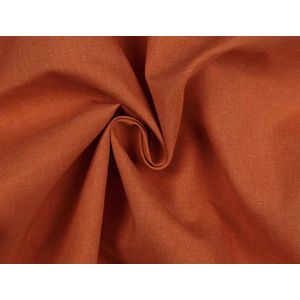 Goodivery ® Tafelkleed in linnen look, strijkvrij, rechthoekig, ovaal of rond, afmetingen en kleur naar keuze, terracotta, rechthoekig 130 x 220 cm