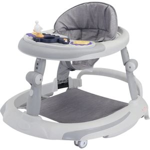 VORLOU - Loopstoel baby - Loopstoel met schommelfunctie - Loopstoeltje baby -in hoogte verstelbaar - vanaf 6 maanden