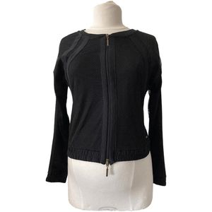 Love2Wait KORTE JAS, JACKET Mesh Zwart C161647 maat S