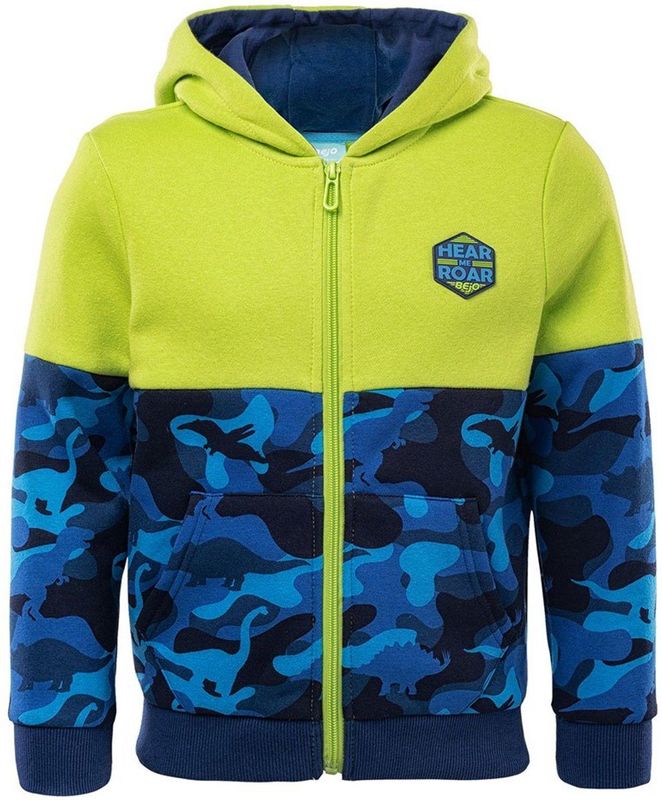 Bejo Ralphy Sweatshirt Met Rits Blauw 116 cm Jongens