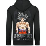 Oversized Hoodie Heren met Capuchon - Trui Heren GOKU Ultra Print - Dik Geweven Sweater Heren - 5562 - Zwart