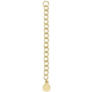 Verlengstuk ketting of armband - Yehwang - Verlengstuk sieraad - 5 x 0,30 cm - Stainless Steel (verkleurt niet!) - Goud - Kerst cadeau - Kerst - Feestdagen - Cadeau - Sinterklaas - Waterproof - Kettingen op verschillende lengtes dragen