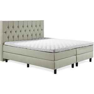 Boxspring Luxe 180x210 Capiton Groen