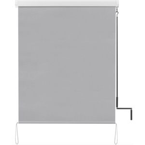 Rolgordijn - Grijs - 100x240cm - Verduisterend - Isolerend - Zonder Boren