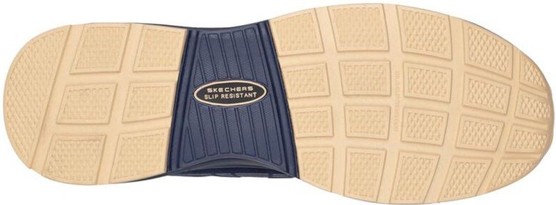 Skechers - Malad II - Veiligheidsschoen - Blauw - Heren - ESD-compatibel