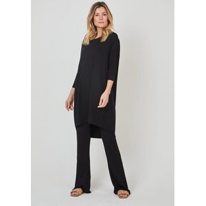 DIDI Dames Easy loose dress 3/4 sleeves zwart maat 46