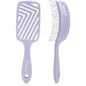 Ontwar Borstel voor Krullend en Steil Haar - Vermindert Trek en Beschadiging