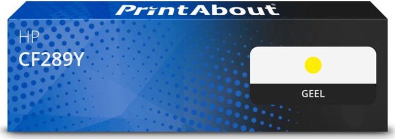 PrintAbout - CF289Y - Toner - Geel - Extra Hoge Capaciteit Geschikt Voor HP