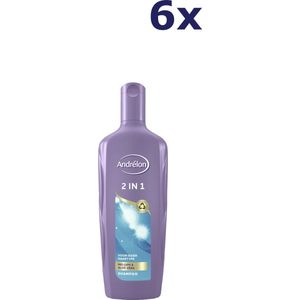 Andrélon - Shampoo - 2in1 - 300ml x 6