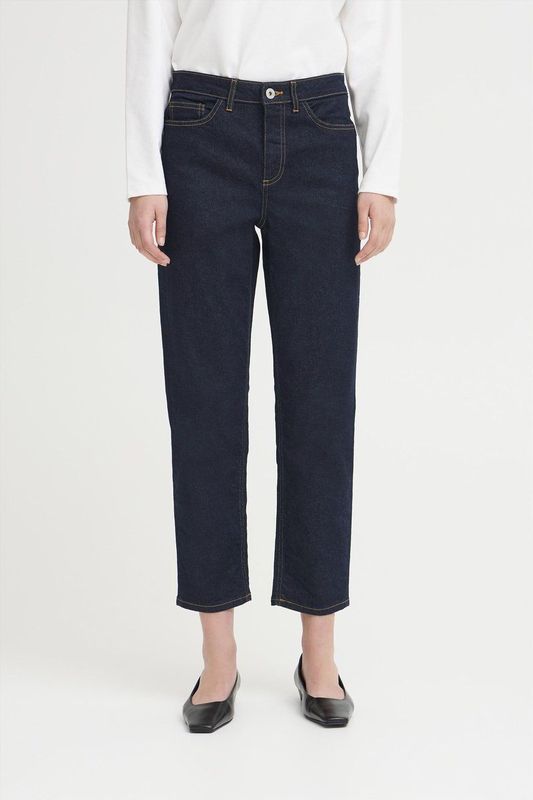 Ichi, Dames, Jeans, Blauw, Maat: W25 Denim,