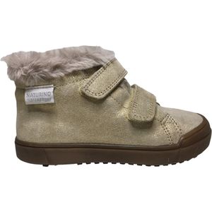 Naturino WP - Dellen- Mt 31 - velcro's bumper pelzen kraag warme schoenen - goud