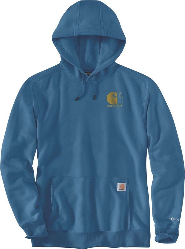 Carhartt - Signature Logo - Sweatshirt Hoodie - Blauw