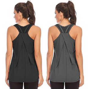 Mouwloze Sporttop voor Dames - Yoga, Hardlopen, Fitness, Ademend en Sneldrogend