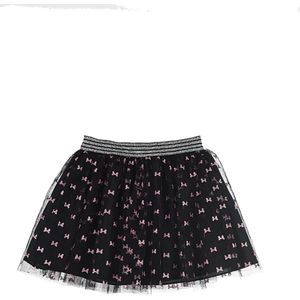 Disney Minnie Mouse Rok - Tule - Glitterprint - Zwart - Maat 98