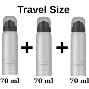 Rituals of Sport - 3 X Travel Shower Foam a 50 ml = 150 ml - Mini Doucheschuim