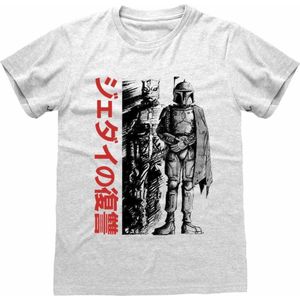 Disney Star Wars - Classic Bounty Hunter Mens Tshirt - M - Grijs