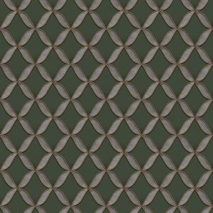 Fabric Touch geometric dark green - FT221228