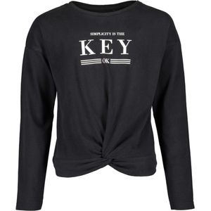 Blue Seven-Girls knitted T-Shirt-Black orig