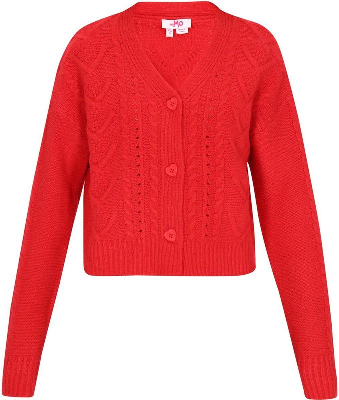 MYMO Gebreid vest  rood