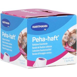 Peha-haft - latexvrije fixatiezwachtel - blauw - 4 cm x 4 meter