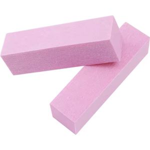 CHPN - BufferBlok - Polijstblok - Roze - Voor Opruwen en Ontvetten - Manicure - 2 stuks - Nagelstyliste - Nagels doen - Nagelbuffer