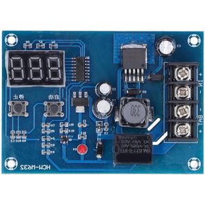 Digitale Display Batterijoplaadbesturingskaart voor 12-24V Opslagbatterijen met Aan/uit-bediening en Spanningsbewaking