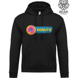 Donuts | Fun hoodie | Grappige hoodie | Maat XL
